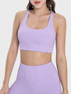 Amirah Square Neck Wide Strap Sports Bra