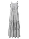 Mikayla Tiered Striped Sleeveless Cami Dress