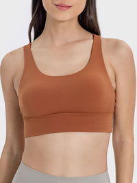 Emmeline Crisscross Scoop Neck Active Tank