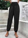 Emerson Smocked High Rise Joggers with Pockets