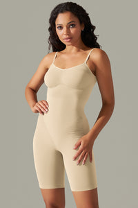 Leila Spaghetti Strap Active Romper