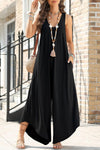 Oaklyn Pocketed Scoop Neck Wide Leg Jumpsuit