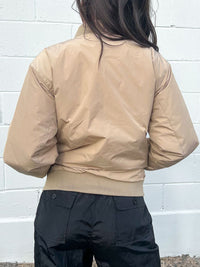 Ava Zip Up Baseball Collar Jacket with Pockets