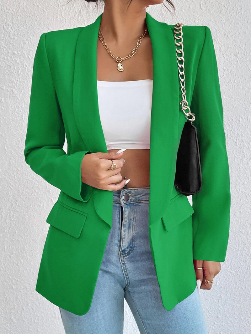 Jennifer Shawl Collar Long Sleeve Blazer