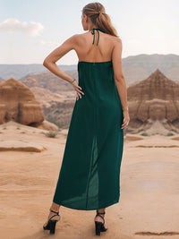 Karina Layered Halter Neck Wide Leg Jumpsuit