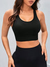 Shay Cutout Racerback Scoop Neck Active Tank