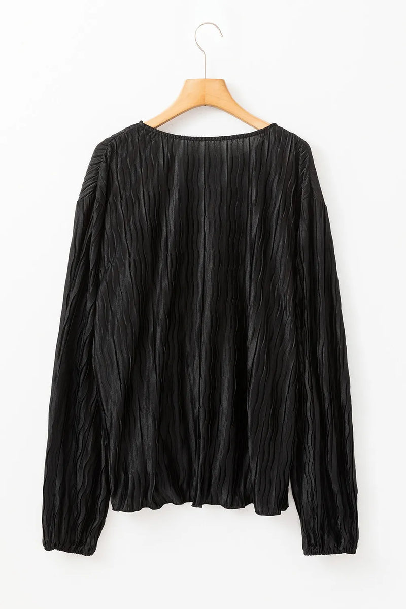 Mercy Tie Neck Long Sleeve Blouse