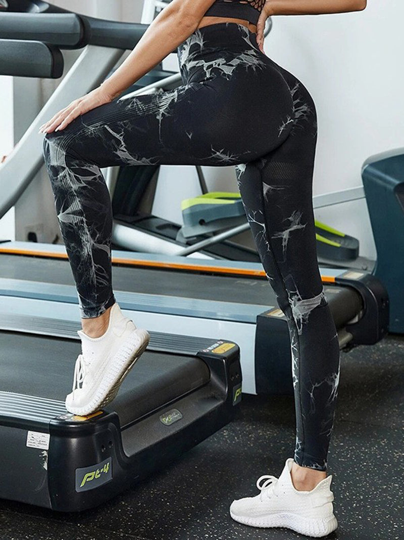 Sophia Tie-Dye High Waist Active Leggings