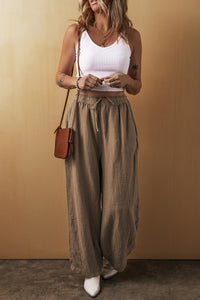 Reese Drawstring Wide Leg Pants