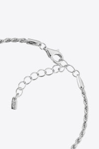 London 925 Sterling Silver Twisted Bracelet