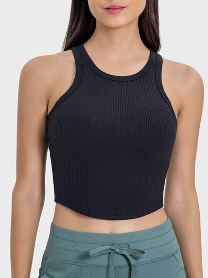 Emiliana Round Neck Racerback Active Tank