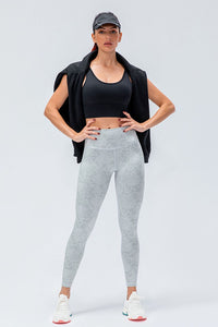 Gia Wide Waistband Slim Fit Active Leggings