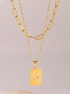 Bexley 18K Gold-Plated Stainless Steel Double-Layered Necklace