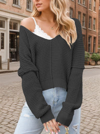 Stevie V-Neck Long Sleeve Sweater