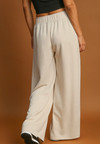 Paisley Drawstring Wide Leg Pants