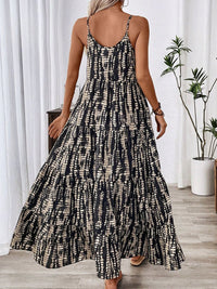 Lilah Printed Scoop Neck Maxi Cami Dress