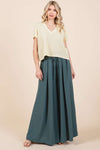 Monica Pleated Wide Leg Pants