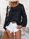 Arielle Round Neck Balloon Sleeve Blouse