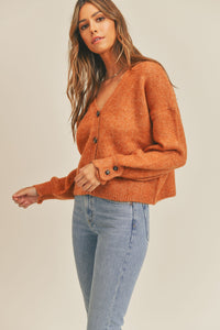 Joy Long Sleeve Button Down Sweater Cardigan