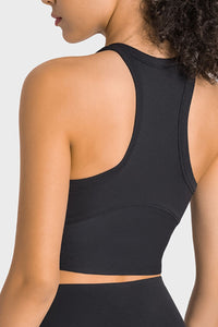 Vera Racerback Cropped Sports Tank