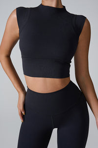 Zuri Mock Neck Active Tank