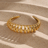 Miracle 18K Gold-Plated Stainless Steel Cutout Bracelet