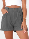 Lauryn High Waist Shorts with Pockets