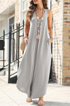 Oaklyn Pocketed Scoop Neck Wide Leg Jumpsuit