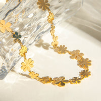 Adley 18K Gold-Plated Flower Necklace