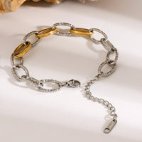 Dahlia 18K Gold-Plated Stainless Steel Bracelet