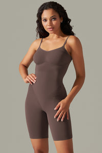 Leila Spaghetti Strap Active Romper