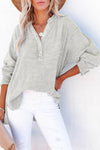 Aria Buttoned Long Sleeve Blouse