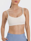 Kahlani Scoop Neck Double Strap Active Cami