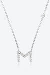 Angelina L To P Zircon 925 Sterling Silver Necklace