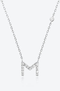 Angelina L To P Zircon 925 Sterling Silver Necklace