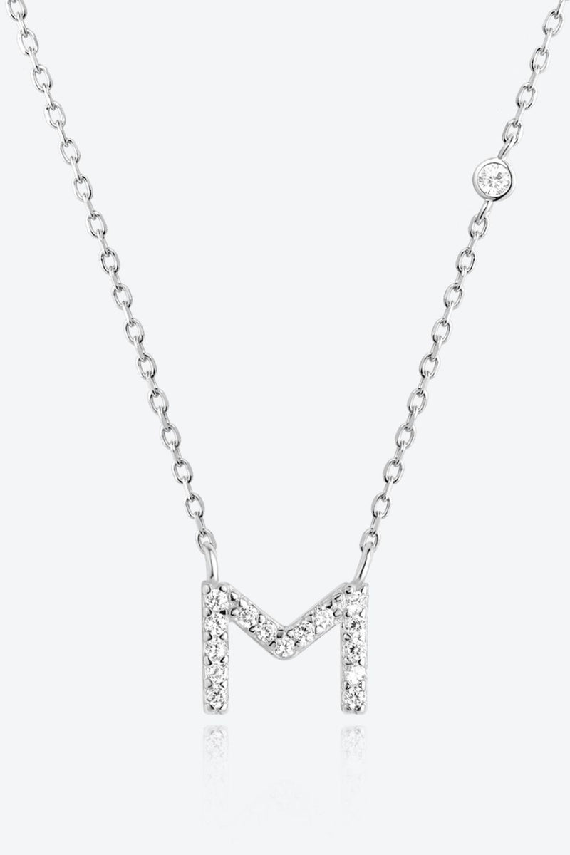 Angelina L To P Zircon 925 Sterling Silver Necklace