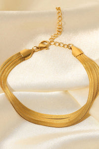 Madisyn Triple-Layered Snake Chain Bracelet