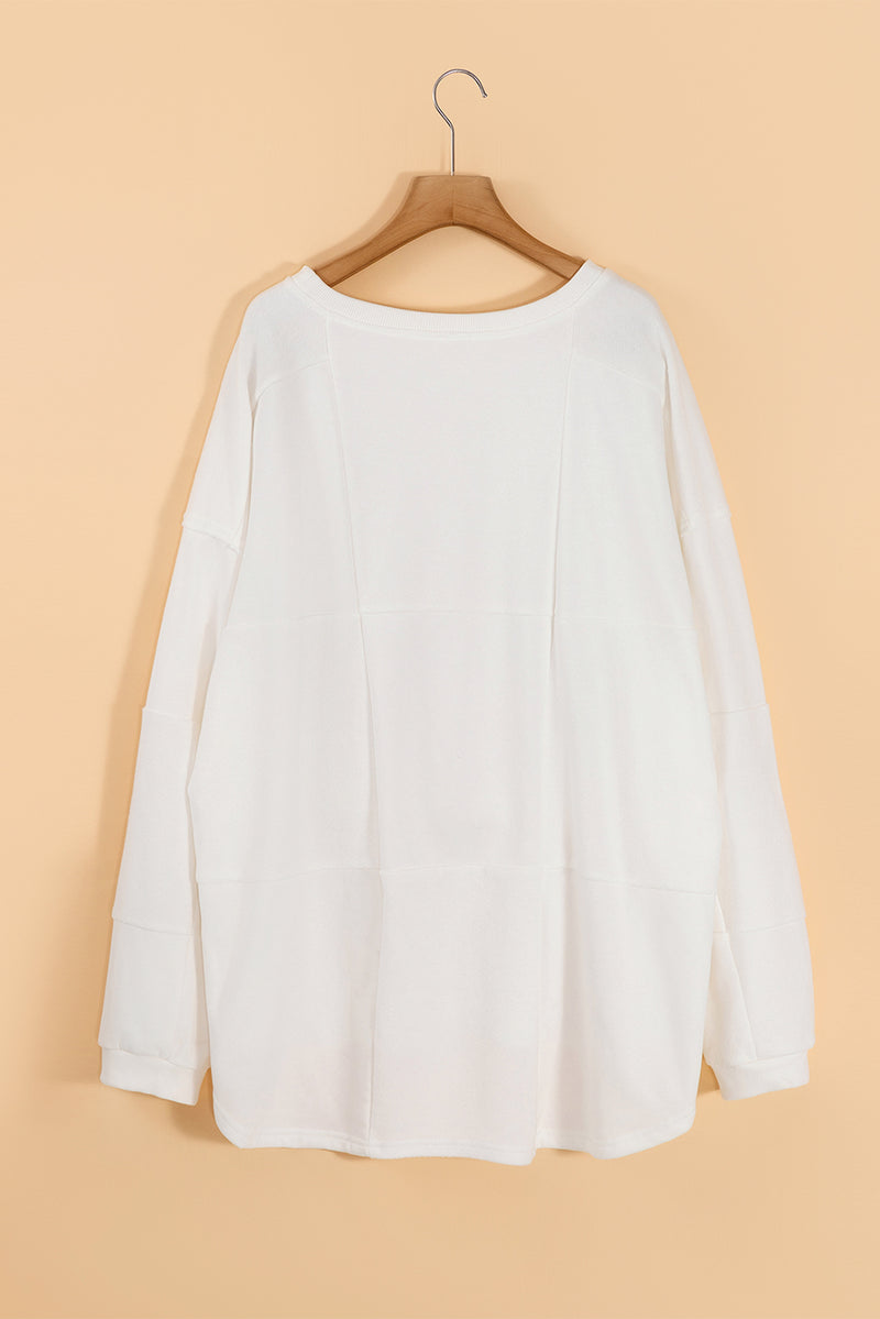 Lucia Round Neck Long Sleeve Sweatshirt