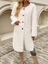 Nicole Button Up Long Sleeve Coat