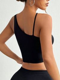 Emily Crisscross Cutout Crop Active Tank