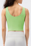 Lilly Round Neck Wide Strap Active Tank