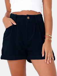 Lauryn High Waist Shorts with Pockets