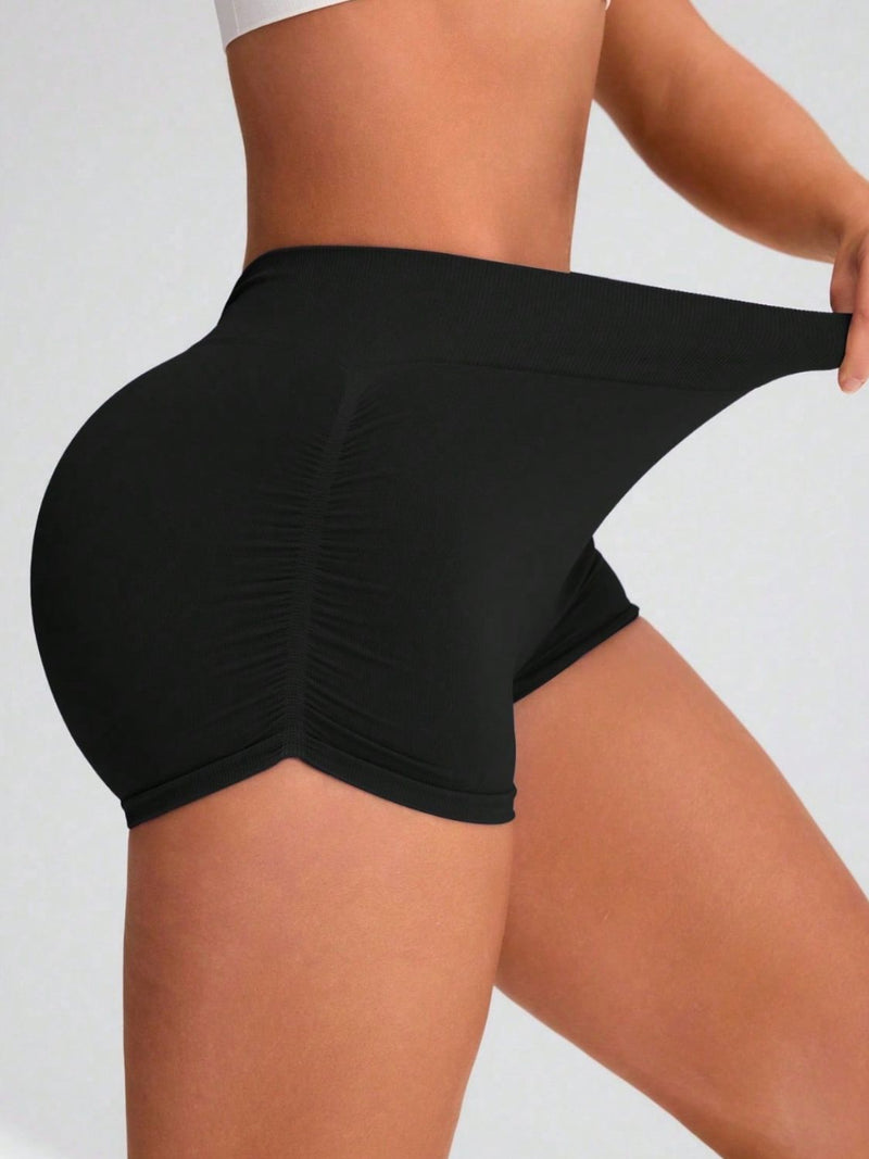 Deborah Elastic Waist Active Shorts