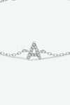 Rylie A To F Zircon 925 Sterling Silver Bracelet