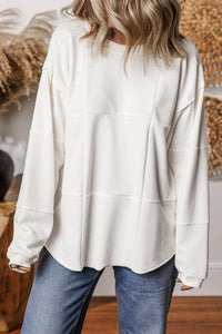 Lucia Round Neck Long Sleeve Sweatshirt