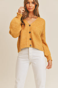 Emory Long Sleeve Button Down Sweater Cardigan