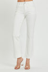 Amelie Mid Rise Bootcut Jeans with Pockets