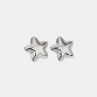 Ramona Stainless Steel Star Stud Earrings