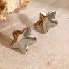 Ramona Stainless Steel Star Stud Earrings