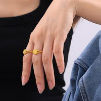 Lucille 18K Gold-Plated Sun Ring